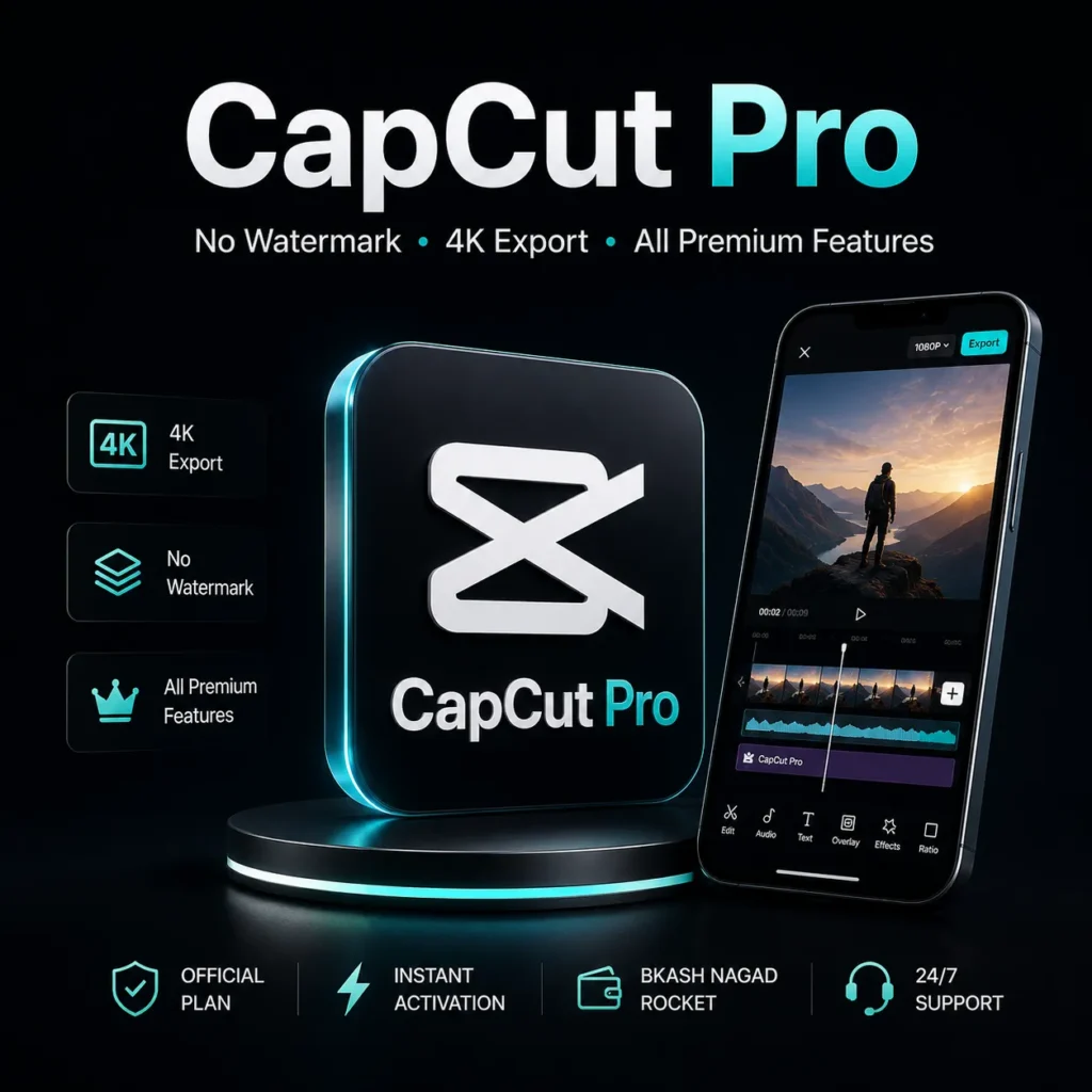 CapCut Pro Subscription in Bangladesh